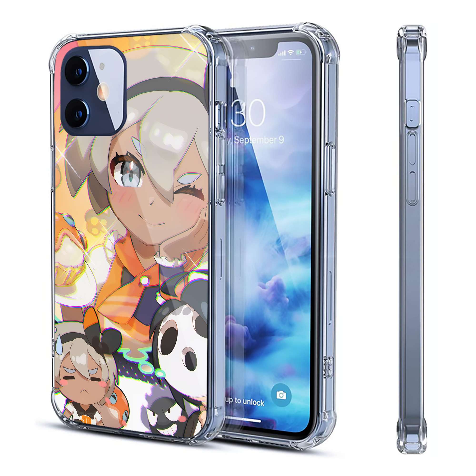 （画像用） ポケットモンスター Pokémon 【iPhone 12シリーズ対応】透明スマホケース（クリアソフトケース）